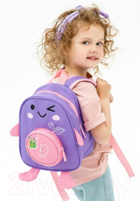 Детский рюкзак Amarobaby Apple / AMARO-604APP/22 (фиолетовый)