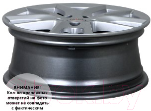 Литой диск Alcasta M59 16x6.5" 5x114.3мм DIA 60.1мм ET 45мм HS