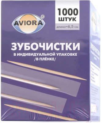 Зубочистки Aviora 401-488 (1000шт)