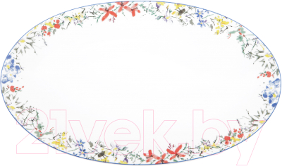 Блюдо Thun 1794 Loos Цветочный орнамент / ЛОС0009 (36см)