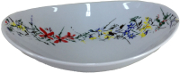 Тарелка столовая глубокая Thun 1794 Loos Цветочный орнамент / ЛОС0005 (23см) - 