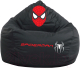 Бескаркасное кресло Devi Bag Груша XL П-83 (черный/человек паук) - 