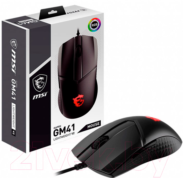 Мышь MSI Clutch GM41 Lightweight V2