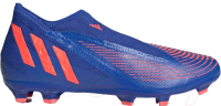 Бутсы футбольные Adidas Predator Edge.3LL FG / GW2278 (р-р 9, синий) - 