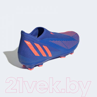Бутсы футбольные Adidas Predator Edge.3LL FG / GW2278 (р-р 9, синий)
