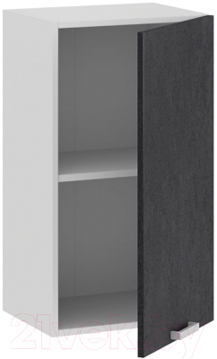 Шкаф навесной для кухни ТриЯ Гранита 1В4 (белый/бетон графит)