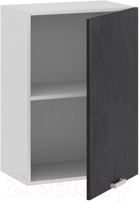 Шкаф навесной для кухни ТриЯ Гранита 1В5 (белый/бетон графит)