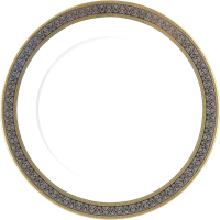Блюдо Thun 1794 Opal Широкий кант, платина золото / ОПЛ0018 (30см) - 