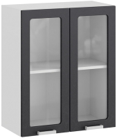 Шкаф навесной для кухни ТриЯ Гранита 1В6С (белый/бетон графит) - 