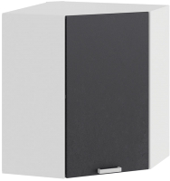 Шкаф навесной для кухни ТриЯ Гранита 1В6У (белый/бетон графит) - 