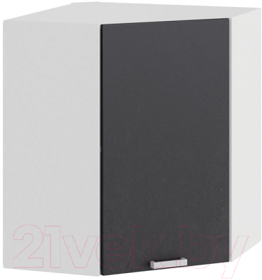 Шкаф навесной для кухни ТриЯ Гранита 1В6У (белый/бетон графит)