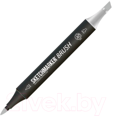 Sketchmarker Brush Двусторонний NG7 / SMB-NG7 (нейтральный серый 7 ...