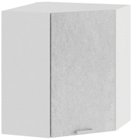 Шкаф навесной для кухни ТриЯ Гранита 1В6У (белый/бетон снежный) - 