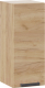 Шкаф навесной для кухни ТриЯ Детройт 1В3 (дуб крафт золотой) - 