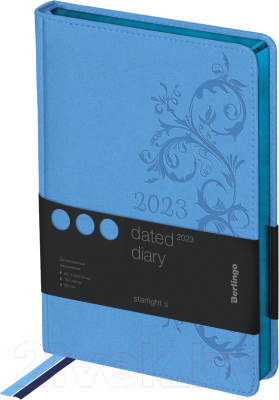 Изображение товара Ежедневник Berlingo Starlight S А6 / DD3_84601 (184л, голубой)