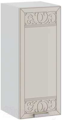 Шкаф навесной для кухни ТриЯ Долорес 1В3 (белый/крем)