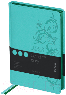 Изображение товара Ежедневник Berlingo Starlight S А6 / DD3_84602 (184л, зеленый)