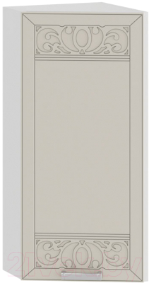 Шкаф навесной для кухни ТриЯ Долорес 1В3Т (белый/крем)