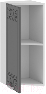 Шкаф навесной для кухни ТриЯ Долорес 1В3Т (белый/титан)