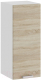 Шкаф навесной для кухни ТриЯ Гранита 1В3 (белый/дуб сонома) - 