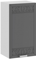 Шкаф навесной для кухни ТриЯ Долорес 1В4 (белый/титан) - 