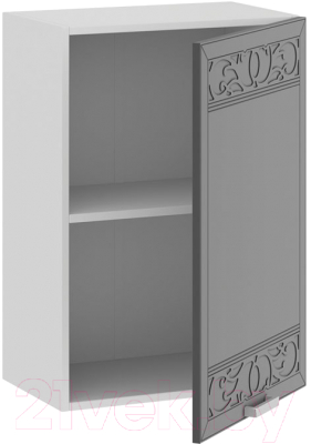 Шкаф навесной для кухни ТриЯ Долорес 1В5 (белый/титан)