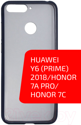 Чехол-накладка Volare Rosso Bumpy для Huawei Y6 (Prime) 2018/Honor 7A Pro/Honor 7A (синий)