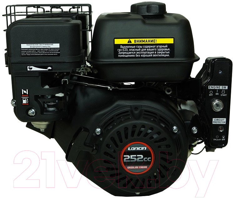 Двигатель бензиновый Loncin LC175FD-2 B18 type D20 5А