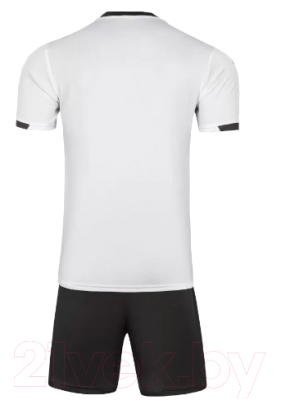 Футбольная форма Kelme Short Sleeve Football Suit / 8151ZB1003-100 (S, белый/черный)
