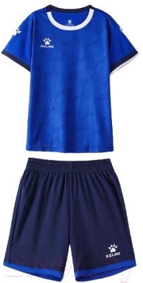 Футбольная форма Kelme Short-Sleeved Football Suit / 8151ZB3001-481 (р-р 130, синий)