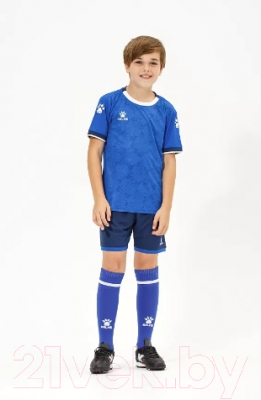 Футбольная форма Kelme Short-Sleeved Football Suit / 8151ZB3001-481 (р-р 130, синий)