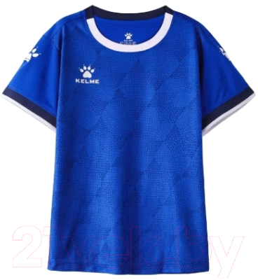 Футбольная форма Kelme Short-Sleeved Football Suit / 8151ZB3001-481 (р-р 140, синий)