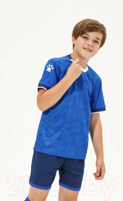 Футбольная форма Kelme Short-Sleeved Football Suit / 8151ZB3001-481 (р-р 140, синий)