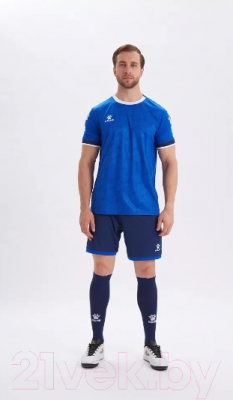 Футбольная форма Kelme Short-Sleeved Football Suit / 8151ZB1001-481 (XS, синий)