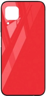 Чехол-накладка Case Glassy для Galaxy A22 4G (красный)