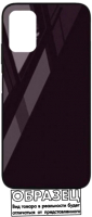 Чехол-накладка Case Glassy для Galaxy A22 4G (черный) - 