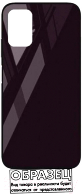 Чехол-накладка Case Glassy для Galaxy A22 4G (черный)