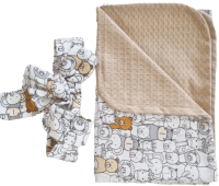 

Плед для малышей Sofi, Зверята 75x100 / 5032