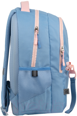 Школьный рюкзак GoPack Color Block Girl / 22-161-5-M GO (серый/розовый)