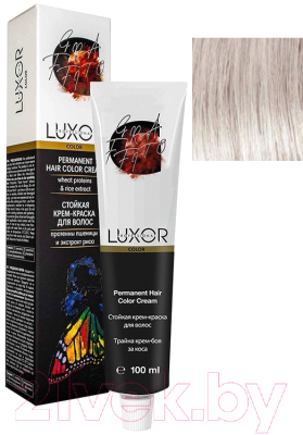 Крем-краска для волос Luxor Professional Стойкая 10.23 (100мл, платиновый блондин фиолетовый золотистый)