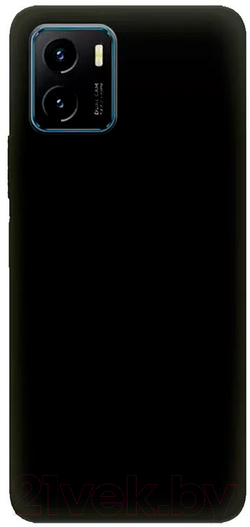 Чехол-накладка Case Matte Lux для Vivo Y15s (черный)