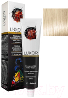 Крем-краска для волос Luxor Professional Стойкая 10.7 (100мл, платиновый блондин шоколадный) - 