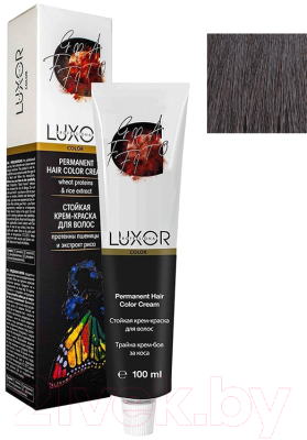 Крем-краска для волос Luxor Professional Стойкая 3.00 (100мл, темный коричневый натуральный интенсивный)