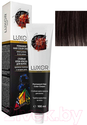 Крем-краска для волос Luxor Professional Стойкая 4.7 (100мл, коричневый шоколадный)
