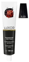 Крем-краска для волос Luxor Professional Стойкая 5.23 (100мл, светлый коричневый фиолетовый золотистый) - 