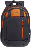 Школьный рюкзак Torber Class X / T5220-22-BLK-RED (черный/оранжевый) - 