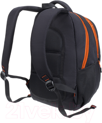 Школьный рюкзак Torber Class X / T5220-22-BLK-RED (черный/оранжевый)