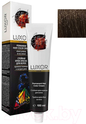 Крем-краска для волос Luxor Professional Стойкая 6.00  (100мл, темный блондин натуральный интенсивный)