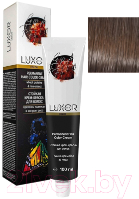 Крем-краска для волос Luxor Professional Стойкая 6.7 (100мл, темный блондин шоколадный )