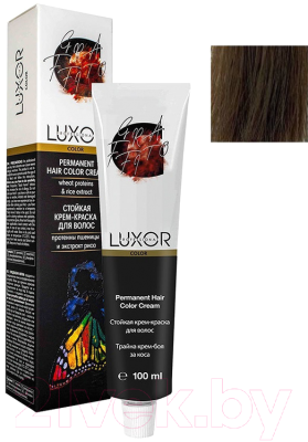 Крем-краска для волос Luxor Professional Стойкая 7.70 (100мл, блондин интенсивный шоколадный)